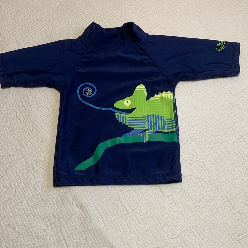 12-18m (4/$20) UV Skins Iguana Rashguard Swim Top